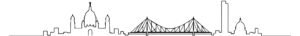 kolkata city skyline hand drawn